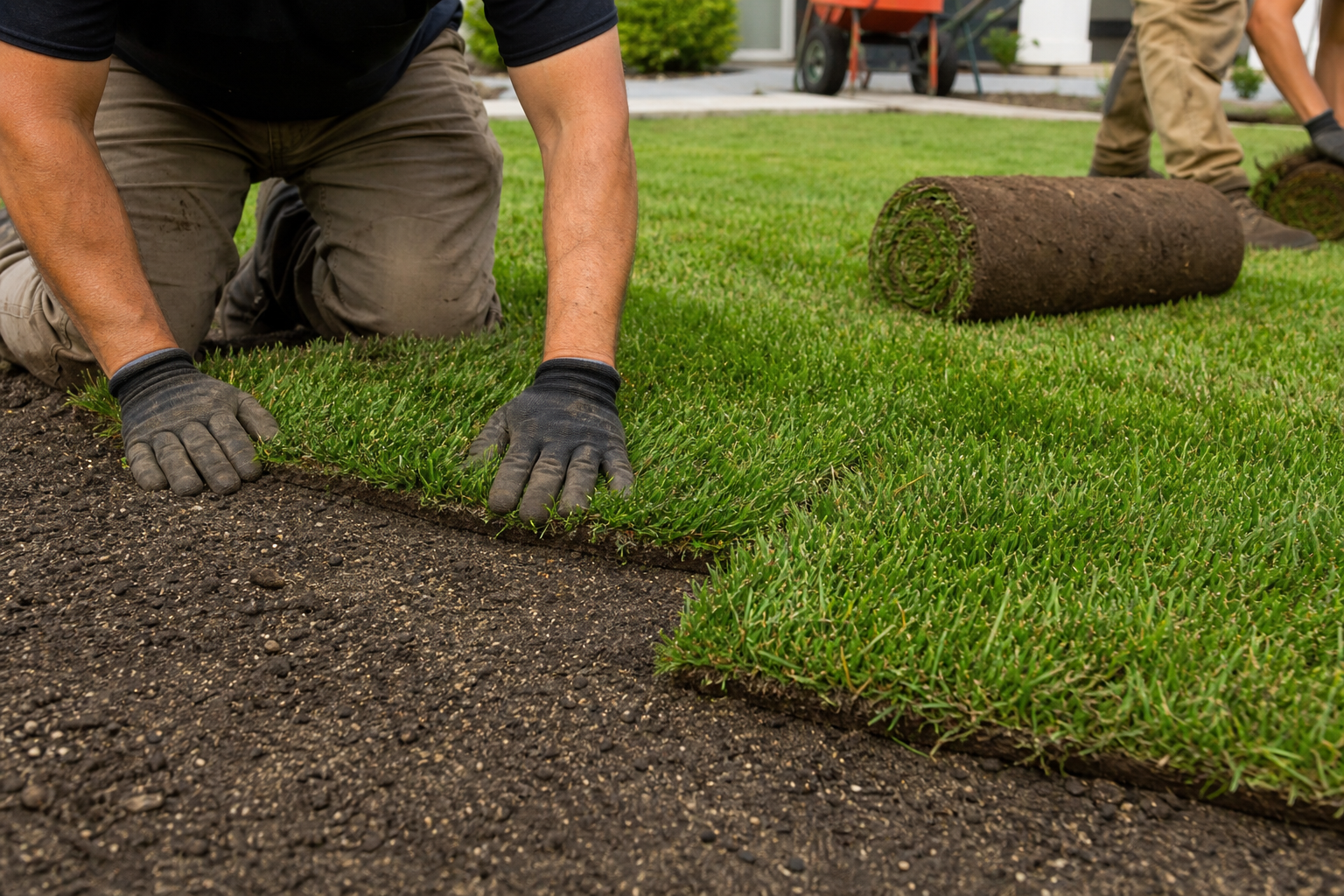 Sod Installation by Carolina Sod Solutions